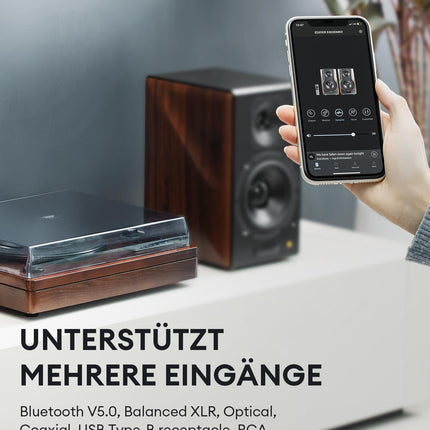 Edifier S3000MKII aktiivne Bluetooth-riiulikõlarisüsteem 2.0, 256 W RMS, planaarne magnetiline kõrgsageduskõlar / 6,5-tolline kesksageduskõlar, kõrglahutusega HiFi-heli DSP-ga, Connect rakendus
