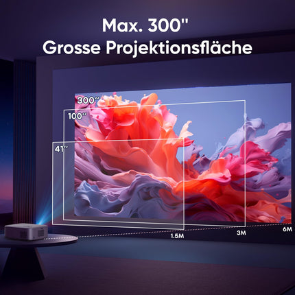 [Elektriline teravustamine/trapetsikorrektsioon/suum] projektor, 4K projektor toetab 600ANSI WiFi6 kahesuunalist Bluetoothi, natiivne 1080P kodukino videoprojektor, ühildub nutitelefoni/teleripulga/sülearvuti/konsooliga