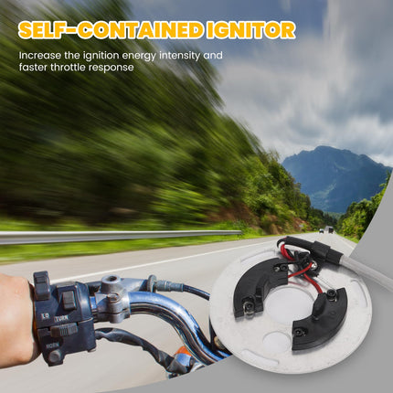 Electronic ignition kit Electronic ignition module Electronic ignition system Motorcycle ignition system Ignition module Replacement conversion kit for electronic ignition