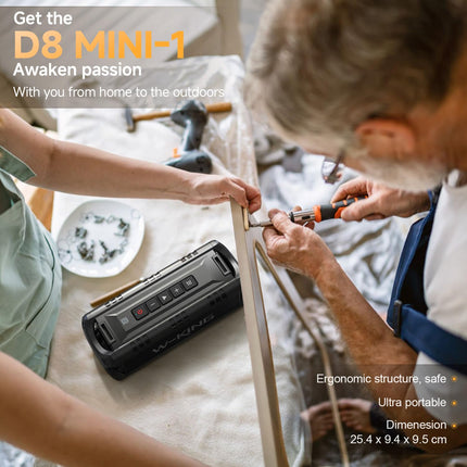 W-KING Bluetooth Speaker, (60W Max) 30W Portable Music Box Bluetooth Outdoor, IPX6 Waterproof Bluetooth Box Wireless Speaker Small with Rich Bass, 24H Playtime, TF Card, USB Stick, AUX