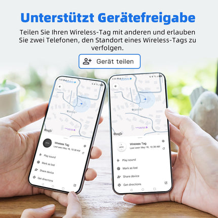 Androidi nutikas jälgimissilt, Google'i sertifitseeritud võtmeleidja, mis ühildub Find Hubi rakendusega (ainult Android), Bluetooth-võtmeleidja pagasi/kottide/kohvri/rahakoti jaoks, vahetatav aku, 4 tk must