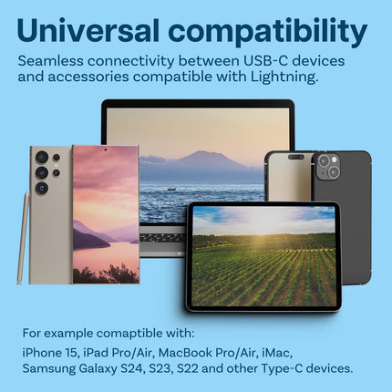 MMOBIEL USB-C 8-pin adapter, mis ühildub Lightning-emas-USB-C isasühendusega adapteriga heli, laadimise ja andmeedastuse jaoks - kõrvaklapikaabel iPhone 16 15, iPadi, MacBooki, Galaxy S24 S23 S22 jaoks