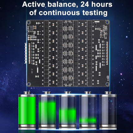TICFOX 12-16S liitiumaku ekvalaiseri plaat, liitiumaku ekvalaiseri kaart universaalne aktiivse tasakaalustaja moodul kerge energiaülekandeplaat LTO LPO LFP 1.8V-4.5V liitiumioonakude jaoks