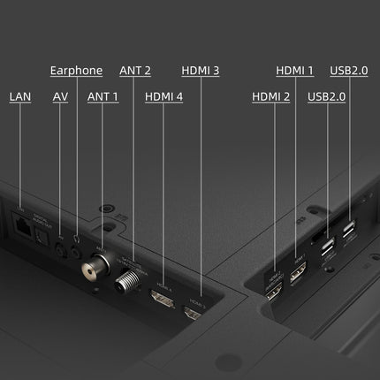 CHIQ U50QM9G 50-tolline (126 cm) televiisor, 4K QLED, Google TV, DLG 120Hz, MEMC, Dolby Audio, kolmekordne tuuner, Wi-Fi 5G, Google Assistant, must, 2025