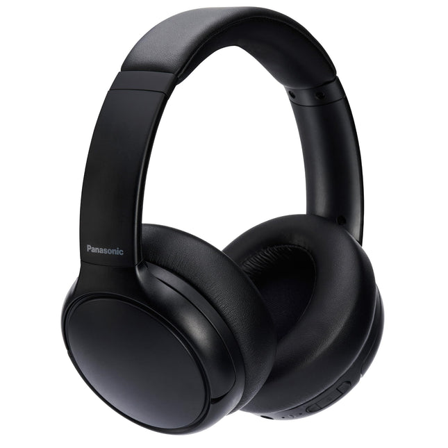 Panasonic M600B, juhtmevabad kõrvaklapid hübriid-ANC-ga, kõrvapealsed pöörlevad disainid, Bluetooth 5.3, sisseehitatud mikrofon, kuni 65 tundi taasesitust, XBS Deep, USB-C, must