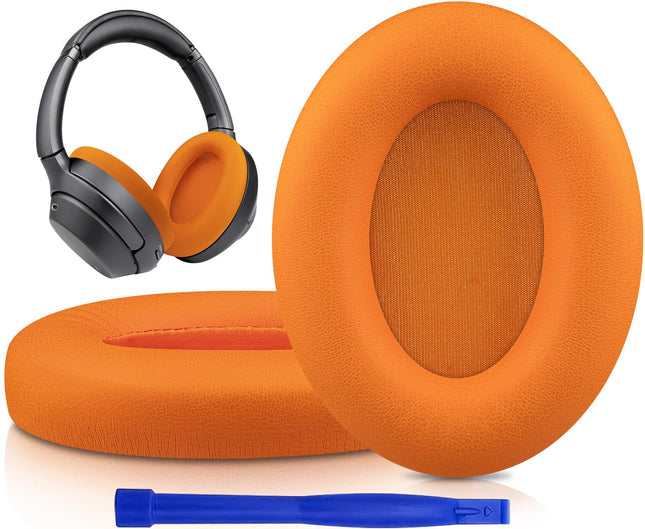 SOULWIT valknahast vahetuskõrvapadjad Sony WH-1000XM3 (WH1000XM3) kõrvaklappidele, pehme valknahast vahetuspadjad, müra isoleeriv mäluvaht