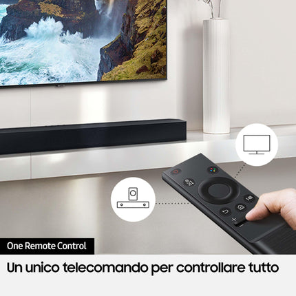 SAMSUNG Soundbar HW-C430/ZF C-Series, 3 speakers, subwoofer included, 2.1-channel audio, Adaptive Sound Lite, Black 2023