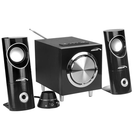 Audiocore AC790 2.1 multimeedia kõlarisüsteem 15W (RMS) kõlar subwoofer Bluetooth raadio AUX SD-kaardi pesa USB