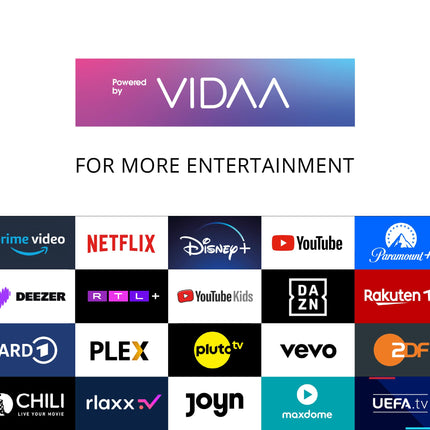 DYON Smart 50 VX - 50-tolline (126 cm) 4K UHD nutiteler HD kolmekordse tuuneriga (DVB-C/-S2/-T2), App Store, Prime Video, Netflix, YouTube, DAZN, Disney+, hotellirežiim