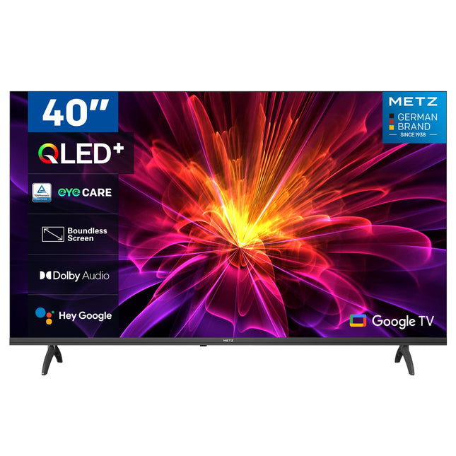 Metz 40-tolline MQE7000 HD nutikas Google QLED-teler Dolby Audio HDR 10-ga