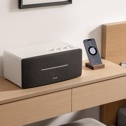 EDIFIER D12 kompaktne stereo kõlarisüsteem (70W) Bluetooth 5.0 ja infrapuna puldiga - ideaalne söögituppa, kööki, töökohale.