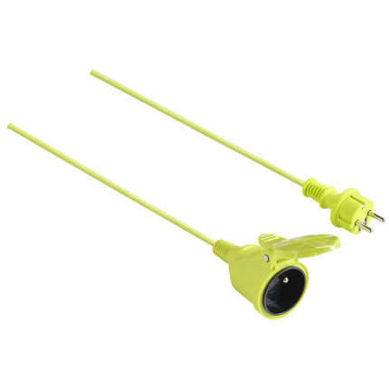 Masterplug pikenduskaabel 25 m, IP44 kaabel aia ja ehitusplatsi pikendusega, 16 A kuni 3000 W, roheline kaabel 3 G1,5 mm²