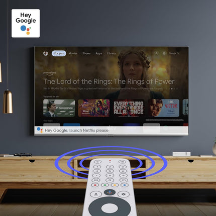 STRONG - Android TV 4K UHD voogedastusboks - Leap-S3+ - sisseehitatud Chromecast - ühildub Google Voice Assistantiga - Dolby Atmos ja Dolby Vision - Google Play, Netflix, Prime Video ja palju muud
