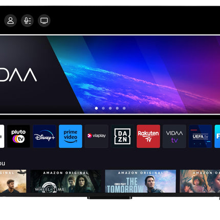 Toshiba 55QV2363DAW 55-tolline QLED-teler/VIDAA nutiteler (4K UHD, HDR Dolby Vision, kolmekordne tuuner, Bluetooth, Dolby Audio)