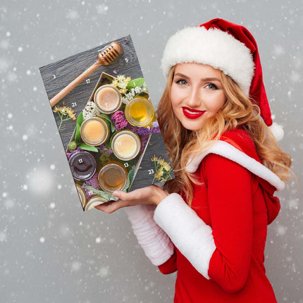 Corasol Premium Honey World Tour Advent Calendar with fine classics &amp; special rarities (1200 g)