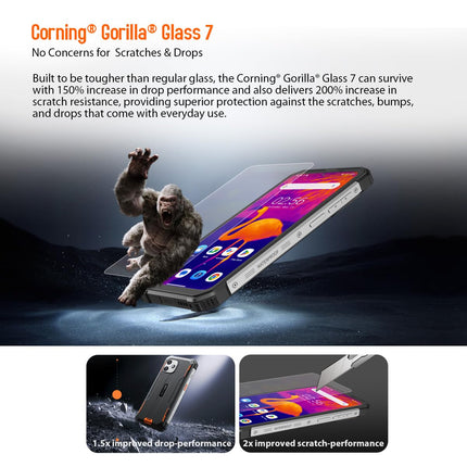 Blackview Thermal Imaging Outdoor Smartphone BV8900, 10000mAh Battery, Helio P90 700 16GB+256GB, 64MP Triple Camera, 6.5'' 2.4K FHD+, IP68 Android 13 Outdoor Mobile Phone Without Contract, NFC GPS OTG Black