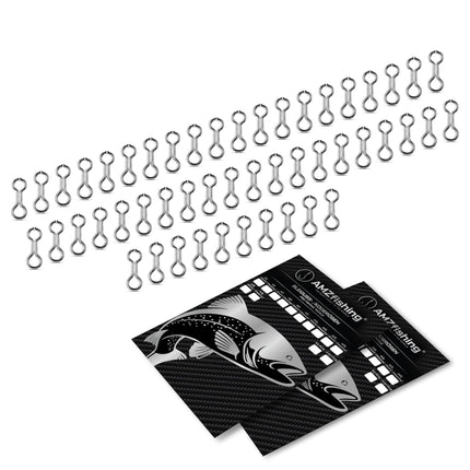 UUED AMZfishing® 50 või 100 valatud pliist aasa, tavalised või pikad | Valatud pliist aasad | Söödaaasad | Jalutusrihmade aasad | Kalapüügirihmade aasad | Kalapüügirihmad (g: #2L | 50 tk | Teras)