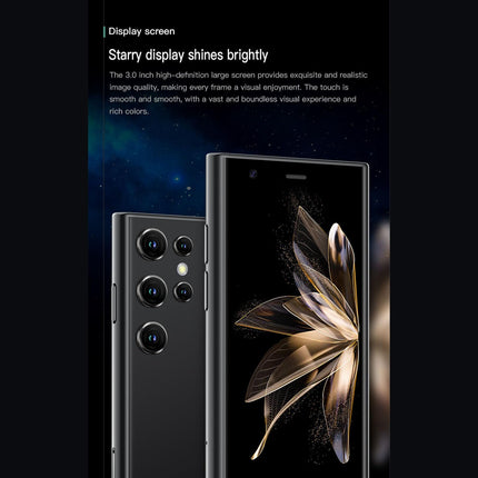 SOYES S23 Pro Smartphone, 3.0 inch Ultra-thin Mobile Phone 2 GB 16 GB ROM 3G Pocket Phone for Android 8.1 (Black)