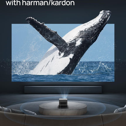 XGIMI Horizon Ultra 4K kodukino projektor Dolby Visioniga, kahe valgustugevusega kodukino projektor, ISA 3.0, 2300 ISO luumenit, Android TV 11.0, 2 * 12 W Harman Kardon kõlarid, optiline suum