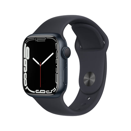 Apple Watch Series 7 (GPS, 41 mm) – Midnight Aluminum Case with Midnight Sport Band (Refurbished)
