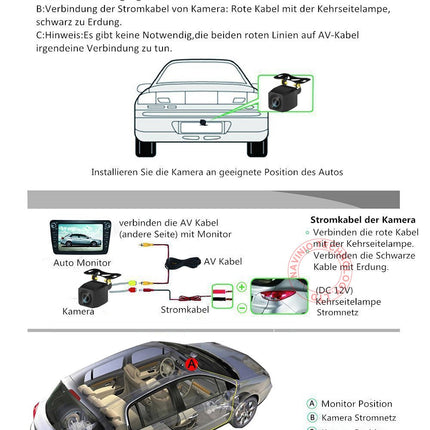 Eksklusiivne HD-tahavaatekaamera, täiustatud parkimisabi 8IR-öise nägemisega, 170° lainurk, veekindel ja sobib Volvo S60 S80 V70 S40 S40L V40 V50VS60L V60 XC60 C70 XC70 S80L XC90-le.