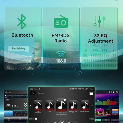 4G+64G Wireless Carplay Android Car Radio 2 Din for Opel Mokka 1 2012-2016/Buick Encore 2013-2015 9 inch Car Radio with Android Auto Navi GPS WiFi Mirror Link Bluetooth FM/RDS/32 EQ/SWC Rear View Camera