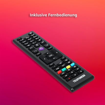 Telefunken XF32N750M 32-inch Full HD LED TV with 80 cm screen diagonal and integrated triple tuner, black