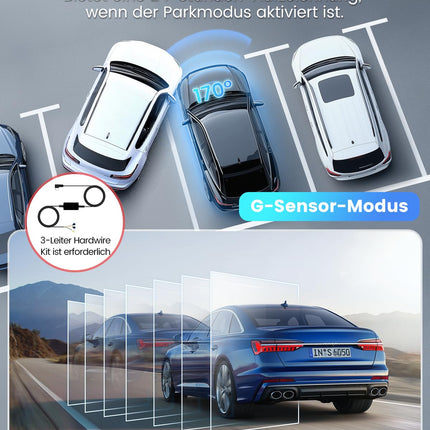 Auto armatuurlaud 4K+1080P SIGRILL auto armatuurlaud esi-taga, WiFi armatuurlaua kaamera rakenduse juhtimine, tasuta 64GB kaart, üliöise nägemisega armatuurlaud, 24H parkimisrežiim, G-andur, tsükkelsalvestus, max 256GB
