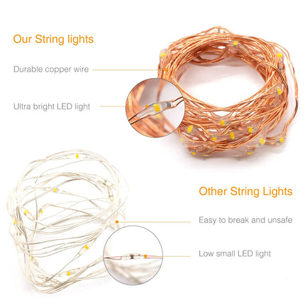 Kolpop 16 Pack Bottle Lights Battery Operated, Bottle Lights 2M 20LED Glass Cork Light String Lights for Bottles for Outdoor/Indoor Decoration for Party, Wedding, Christmas - Warm White