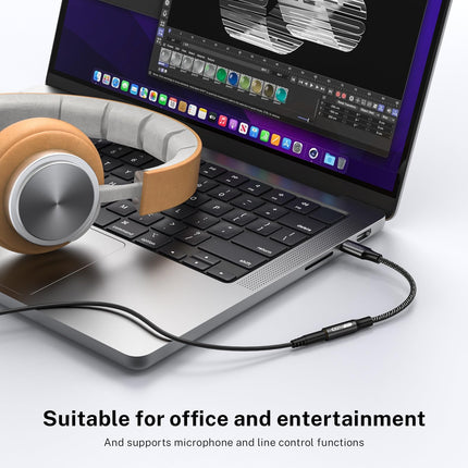 MOSWAG USB Type C to 3.5mm Headphone Jack Adapter, Audio USB C to Aux Dongle Cable for iPhone 16 Pro Max/16 Pro/16 Plus/16/15 Pro/15, Samsung Galaxy S24 S23 S22 S21 S20, Huawei, Pixel, iPad and more