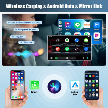 6+128G 8-core CAMECHO Car Radio for Suzuki Swift 2011-2017 with Rear View Camera, 9 inch Android 13 Wireless Carplay Bluetooth Radio with Android Auto WiFi GPS FM/RDS DSP Mirror Link with HD Touchscreen