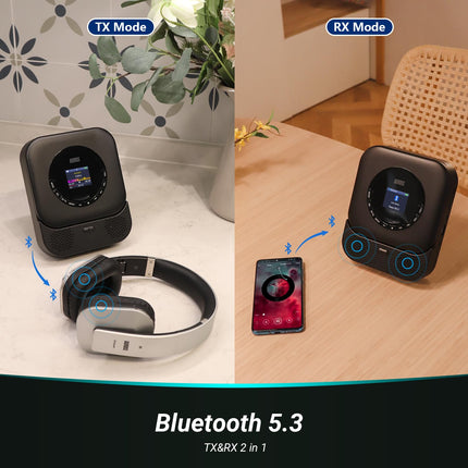 August SE15 kaasaskantav Bluetooth 5.3 CD-mängija kõlariga, 3,5 mm audio sisend/väljund, laetav CD-mängija USB/ekvalaiseri/vahelejätmise kaitse/kordusrežiimi/seinale kinnitatava/kõrvaklappide ja kaugjuhtimispuldiga