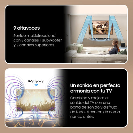 Samsung HW-S800D/ZF Barra de Sonido Ultra Slim Con Subwoofer 3.1.2 Canales Wireless Dolby Atmos