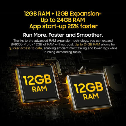 Blackview BV9300 Pro 24GB + 256GB Mobile Phone, Shatterproof, Dual Screen 6.7 inch FDH+, MTK G99 Unlocked Phone 4G, 15080mAh, Shatterproof, Waterproof IP68, NFC, OTG, GPS, FM, Orange