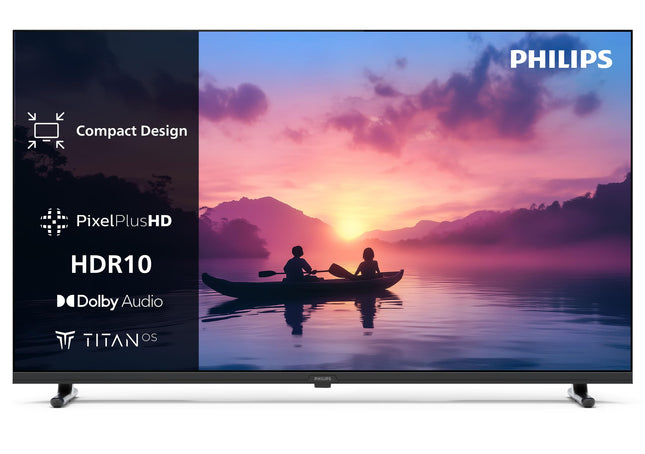 Philips 40PFS6000 HD LED nutiteler - 40-tolline ekraan Pixel Plusi, Titan OS platvormi ja Dolby Digital heliga - töötab Alexa ja Google Assistantiga