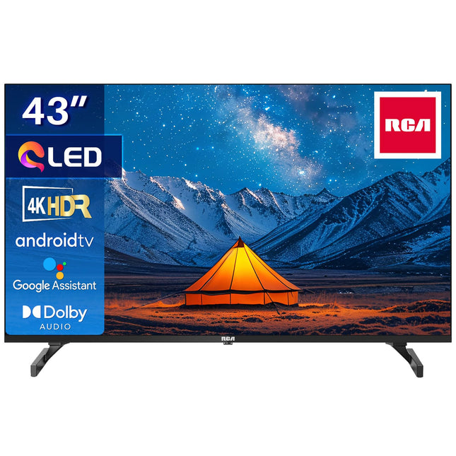 RCA 43-tolline (108 cm) nutiteler QLED 4K UHD HDR Android TV WiFi, Bluetooth