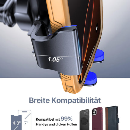 Miracase autotelefonihoidja universaalne [tugev iminapp ja metallkonks] autotelefonihoidja ventilatsioonile, armatuurlauale, esiklaasile, telefonihoidja iPhone'ile, Samsung Galaxy'le, kõigile nutitelefonidele