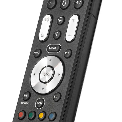 One For All Essence 4 Universal Remote Control - Controls 4 devices - TV / Smart TV, Set Top Box, DVD, Blu-Ray, and audio devices - Guaranteed to work with all manufacturers - URC 7140