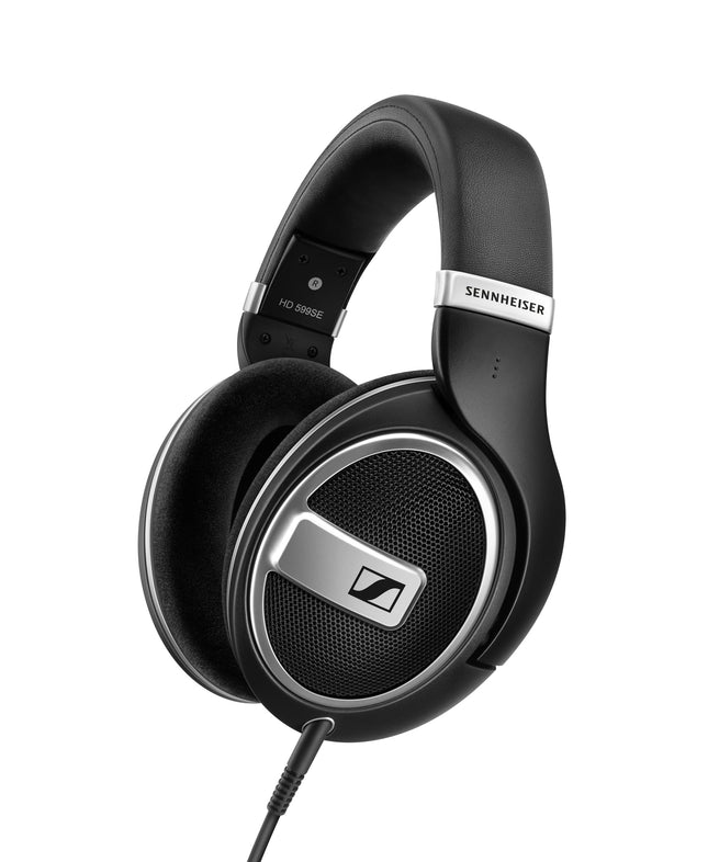Sennheiser HD 599 Special Edition, kõrvaklapid avatud kõrvapealse disainiga, ergonoomilise akustilise töötlusega (EAR) ja pehmete vahetatavate kõrvapatjadega, mustad