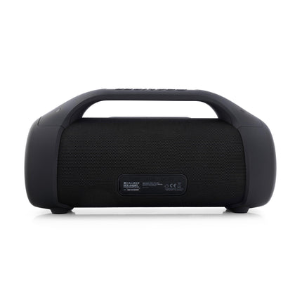 Caliber Bluetooth Speaker - Wireless Bluetooth Music Box - AUX and USB - With LED Lighting - 12h Battery - Black
