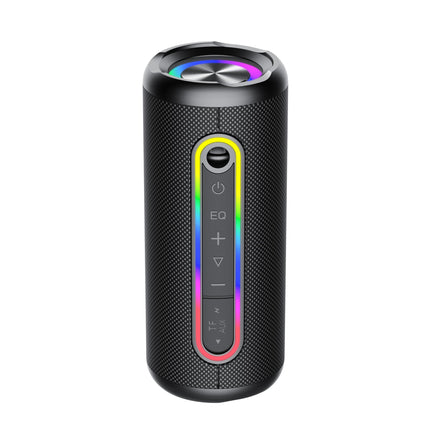 taopodo Bluetooth speaker with light, Bluetooth 5.4 music box, 30W dual speakers, dual bass drivers, 30-hour battery life, IPX7 waterproof, TWS pairing, AUX, TF card, suitable for outdoor/party/travel