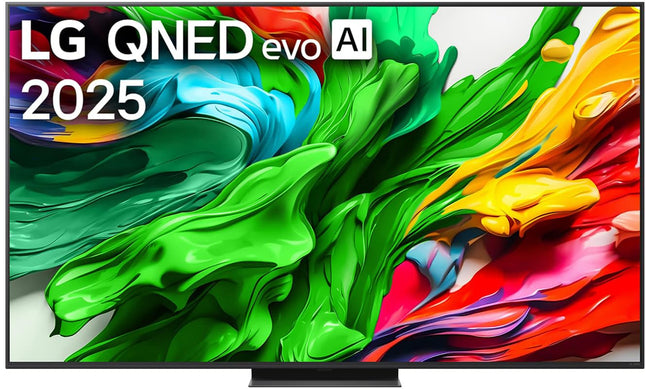 LG 65QNED86A6A televiisor 65-tolline (165 cm) 4K QNED evo AI-teler (α8 Gen2 4K AI protsessor, webOS 25, 120 Hz (VRR kuni 144 Hz)) [mudeliaasta 2025]