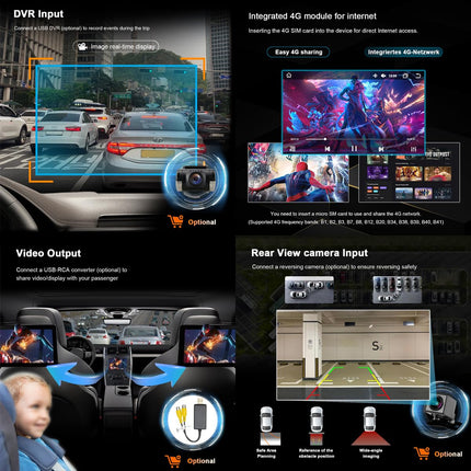 Android 12 autoraadio FIAT Fiorino/Qubo/Peugeot Bipper/Citroen Nemo jaoks, 7-tollise puutetundliku ekraaniga autoraadio toetab CarPlayd, Android Autot, MirrorLinki, Bluetoothi, roolijuhtimist (4-tuumaline 2GB+32GB)