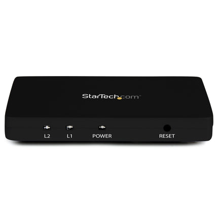 StarTech.com 2-pordiline HDMI 4k videojaotur - 1x2 HDMI jaotur alumiiniumkorpusega - 4k @ 30 Hz - 2-suunaline Ultra HD 1080p HDMI lüliti