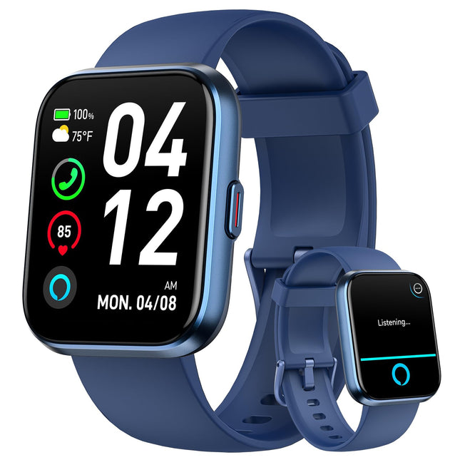 Fitpolo Smartwatch Men Women with Phone Function (Make/Receive Calls), Fitness Tracker Sports Watch with 110+ Sports Modes, Heart Rate/Sleep Monitor, Pedometer, Smart Watch with Alexa for Android iOS