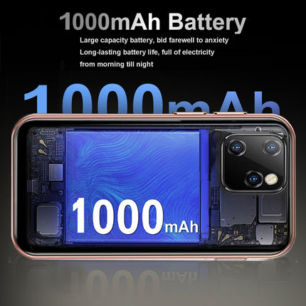 Hipipooo väike minitelefon, lukustamata 3G kahe SIM-kaardiga nutitelefon, 2,5-tolline 1000mAh Android 8.1 lastetelefon, 2 GB + 16 GB (XS11-roosa)