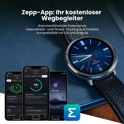 Amazfit Active 2 Smart Watch 44mm, NFC Payment, AI, Voice Control, GPS &amp; Free Maps, 10-Day Battery Life, Fitness Tracker with 160+ Sports Modes, 5 ATM Waterproof for Android &amp; iPhone
