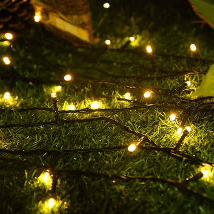 HENGMEI LED fairy lights, warm white outdoor and indoor fairy lights with 8 light modes for Halloween decoration, Christmas lighting, garden, wedding, party decoration, 50m 500LEDs