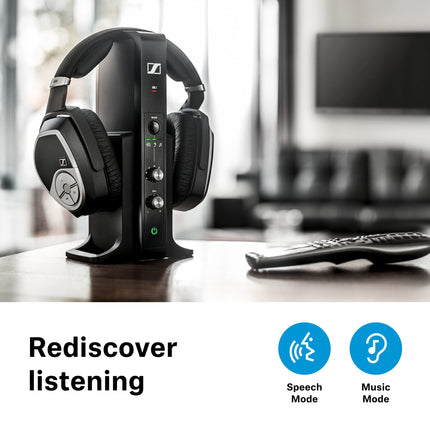 Sennheiser RS195-U digitaalne juhtmevaba kõrvaklappide süsteem