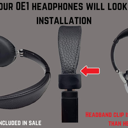 AHG Accessory House Global QC3 kõrvapadjad/kõrvapealsed kõrvapadjad ja V2 QC3 peavõrupadjad/kõrvapealsed peavõrupadjad, mis ühilduvad Bose QuietComfort 3 (QC3) ja Bose On-Ear 1 (OE1) kõrvaklappidega (mustad)